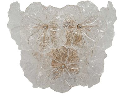 Applique murale en verre Ibiscus 33 x 17 x 28 cm