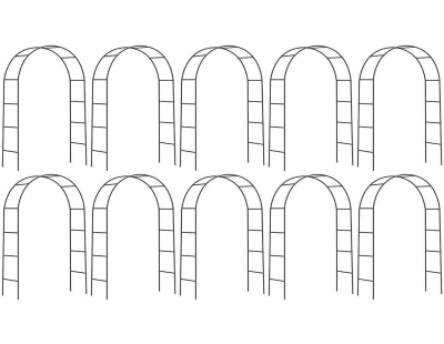 Arche déco en fer noir Atea (Lot de 10)
