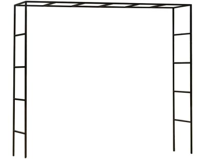 Arche de jardin carrée en acier galvanisé Square (Longueur 3m)