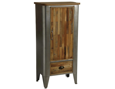Armoire en bois et métal