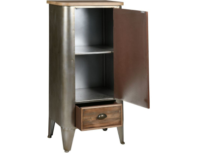 Armoire en bois et métal