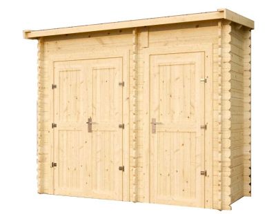 Armoire de jardin en épicéa 2 espaces de rangement 2.52 m2