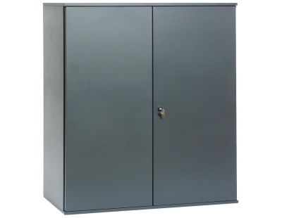 Armoire métallique anthracite Brico (Hauteur 105 cm)