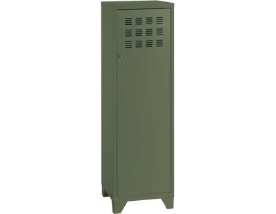 Armoire de rangement métal 1 porte (Kaki)