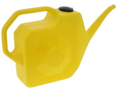 Arrosoir en plastique coloré 12 litres (Jaune)