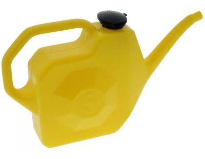 Arrosoir en plastique coloré 5 litres (Jaune)