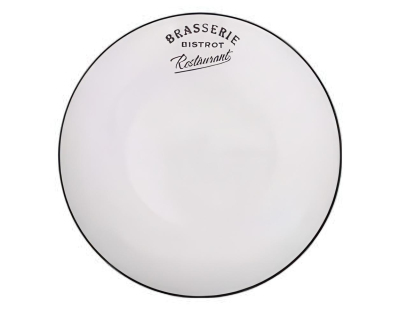 Assiette Brasserie bistrot 21,5 cm (Blanc)
