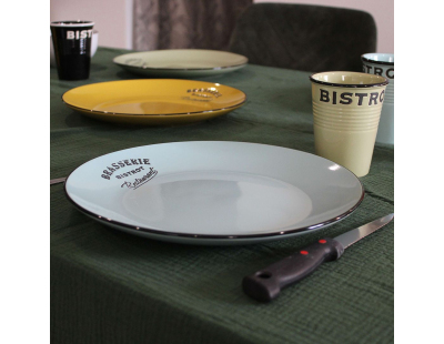 Assiette Brasserie bistrot 21,5 cm (Bleu)