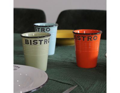 Assiettes colorées Brasserie bistrot (Lot de 6) (Assiettes creuses - 22 cm)