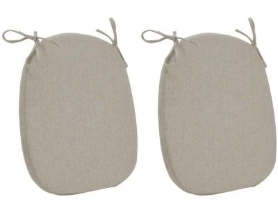 Assise de chaise écru (Lot de 2)