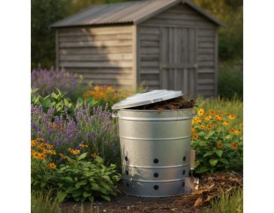 Bac multi-usages composteur acier 110 Litres