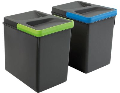 Bacs de tri pour tiroir de cuisine Recycle (2 bacs de 6 litres)