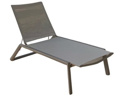 Bain de soleil en aluminium Menorca (Beige)