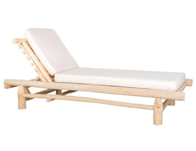 Bain de soleil en teck