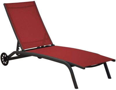 Bain de soleil en aluminium Celio (Gris et rouge )