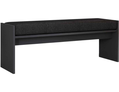Banc en aggloméré avec coussin Pearl (Anthracite)