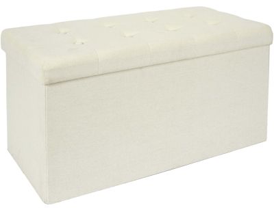 Banc coffre pliable Eleonor (Beige)