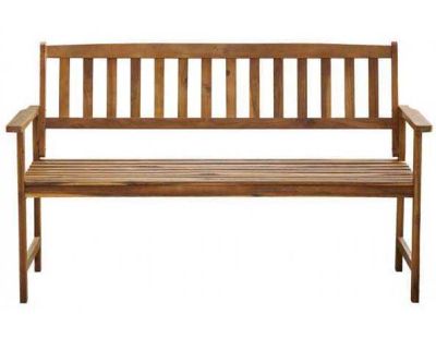 Banc de jardin en acacia massif Natura
