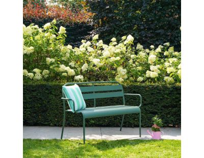 Banc de jardin en aluminium Soha (Vert forêt)