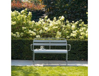 Banc de jardin en aluminium Soha (Gris galet)