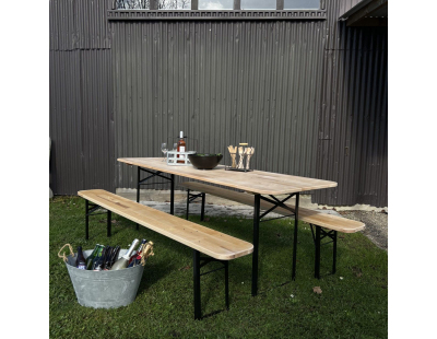 Banc de jardin pliable Brasserie (Unitaire)