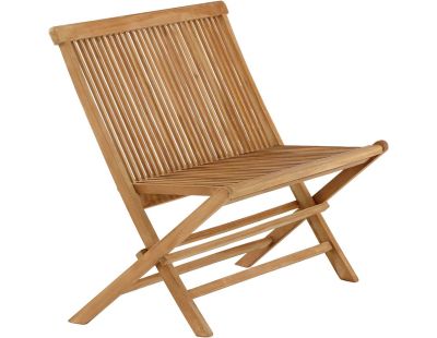 Banc de jardin pliant en teck Ghana