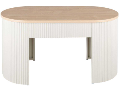 Banc en métal plateau en bois Estriado (Gris clair)