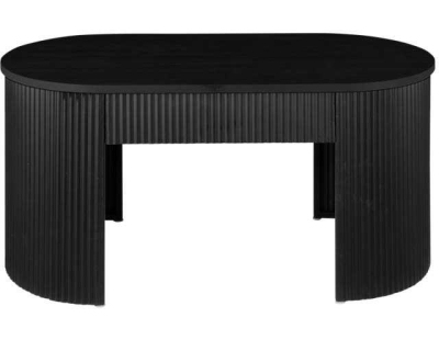 Banc en métal plateau en bois Estriado (Noir)