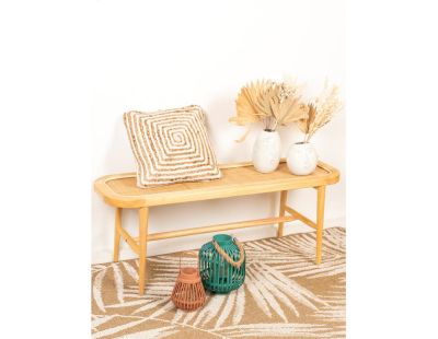 Banc en rotin naturel