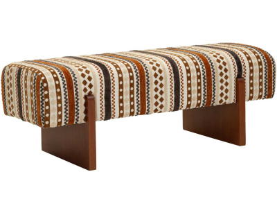 Banc en tissu Etnic 120.5 x 45 x 43 cm