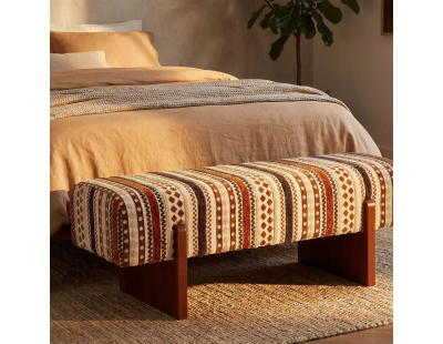 Banc en tissu Etnic 120.5 x 45 x 43 cm