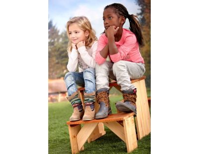 Bancs et table pour enfant ZidZed en cèdre (Taille 1)