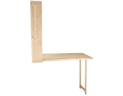 Bar d'extérieur avec table mange debout intégré