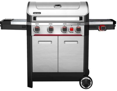 Barbecue au gaz en inox 4 brûleurs Mercury (Gris inox)