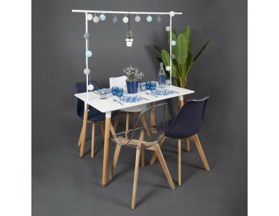 Barre ajustable pour décoration de table (Blanc)
