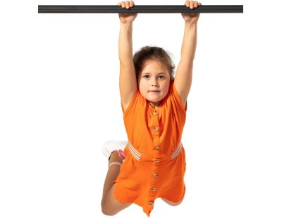 Barre gymnastique thermolaqué avec fixations (90 cm)