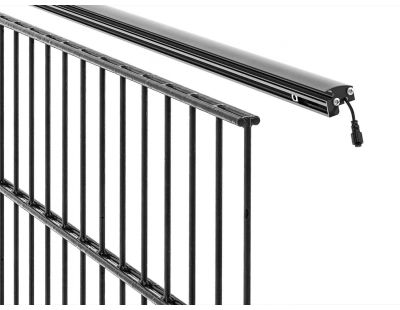 Barrette lumineuse pour clôture et gabion 2.46 m (Anthracite)