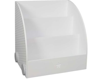 Toilinux - Meuble de rangement enfant Tidy à 3 bacs - Gris et blanc - Achat  & prix