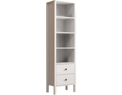 Bibliothèque en aggloméré Frannie (Modèle 1 : 50.2 x 34 x 180 cm)