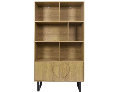 Bibliothèque en mdf et métal Calypso