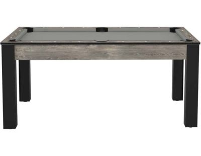 Billard convertible table 6 personnes Texas (Industriel et gris (tapis))