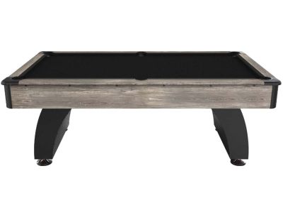 Billard 7 pieds en MDF haute densité Dallas (Industriel et tapis noir)
