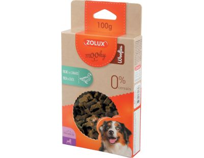 Biscuits pour chiens riches en canard Woofies 100gr