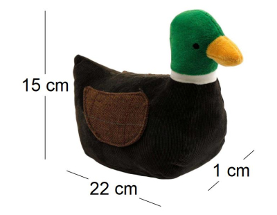 Bloc-porte en tissu Canard 15 x 20 cm