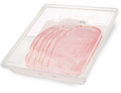 Boite à charcuterie en plastique 23 x 26 cm (Transparent)