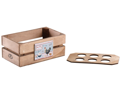 Boite 6 compartiments à oeufs