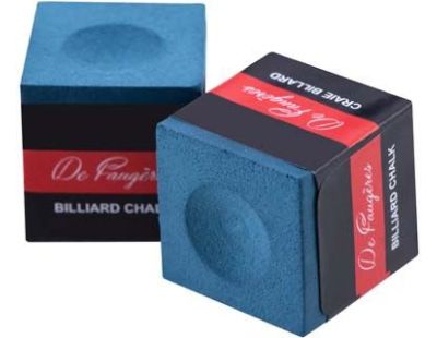 Boite de 12 craies colorées pour queues de billard (Bleu)