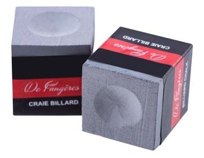 Boite de 12 craies colorées pour queues de billard (Gris)
