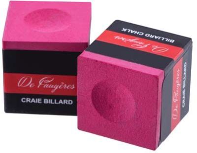 Boite de 12 craies colorées pour queues de billard (Rouge)