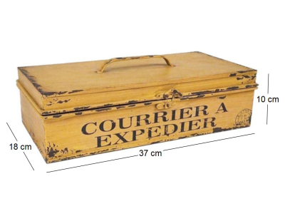 Boîte en fer Courrier à expédier